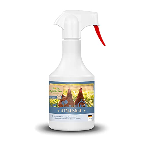 My Little Farm Stallruhe, Anti-Aggressionsspray für Hühner, entspannt und beruhigt die Tiere, reduziert Unruhe in der Hühnerherde, einfache Anwendung von Mühldorfer My Little Farm