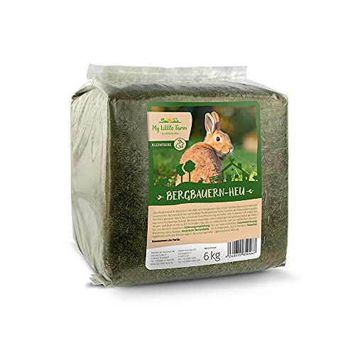 My Little Farm Bergbauern-Heu, erntefrisches Premium-Futterheu für Kaninchen, Hamster und Kleintiere, vorportionierte Ballen, schonend kaltluftgetrocknet My Little Farm Bergbauern-Heu, erntefrisches Premium-Futterheu für Kaninchen, Hamster und Kleintiere, vorportionierte Ballen, schonend kaltluftgetrocknet von Mühldorfer My Little Farm