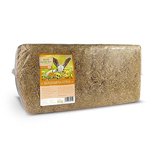 My Little Farm Bergbauern-Stroh, Premium-Naturstroh für Kaninchen, Hamster und Kleintiere, ideal als Einstreu und Knabber-Beschäftigung, geruchsbindend, biologisch abbaubar My Little Farm Bergbauern-Stroh, Premium-Naturstroh für Kaninchen, Hamster und Kleintiere, ideal als Einstreu und Knabber-Beschäftigung, geruchsbindend, biologisch abbaubar von Mühldorfer My Little Farm