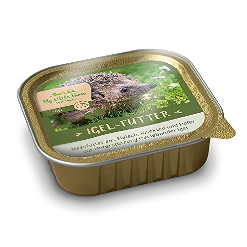 My Little Farm Igelfutter, naturkonformes Igelfutter, über 90% Fleischanteil, mit wertvollem Insektenprotein, Premium-Qualität von Mühldorfer My Little Farm