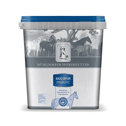 Mühldorfer Mucopur Prebiotic - 2 kg - Für Pferde mit Magenproblemen - Getreidefrei - Mit Superfood Sanddorn von Mühldorfer Pferdefutter