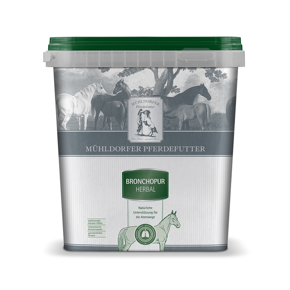 MÜHldorfer Bronchopur herbal 1,8kg verbesserte Rezeptur-bei Atemwegsproblemen von Mühldorfer