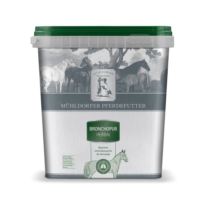 MÜHldorfer Bronchopur herbal 1,8kg verbesserte Rezeptur-bei Atemwegsproblemen von Mühldorfer
