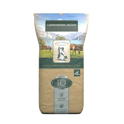 Mühldorfer Landwiesen-Glück 12,5 kg getreide- & melassefrei von Mühldorfer