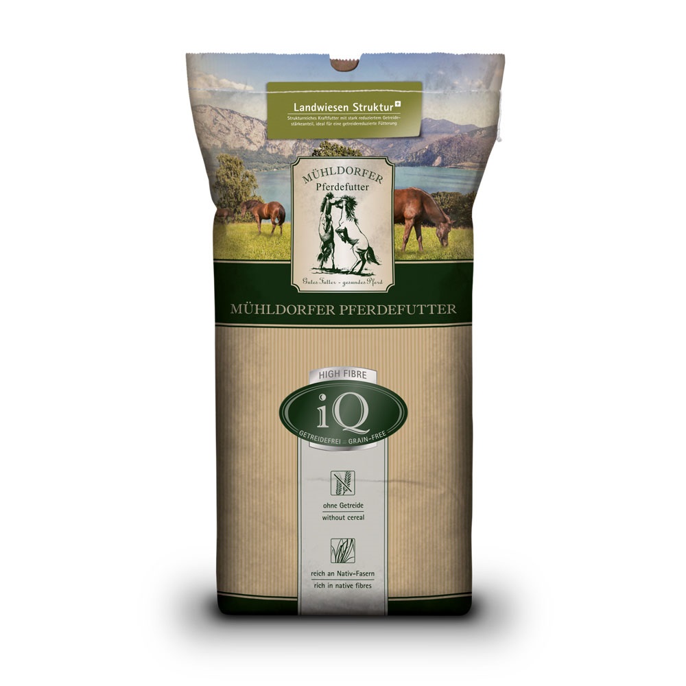 Mühldorfer Landwiesen StrukturPlus 15 kg High Fibre iQ von Mühldorfer