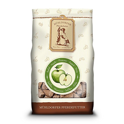Mühldorfer Leckerli Apfel - 1 kg - Belohnungsfutter - Getrockneten Äpfeln - Leckeries für Pferde und Ponys Mühldorfer Leckerli Apfel - 1 kg - Belohnungsfutter - Getrockneten Äpfeln - Leckeries für Pferde und Ponys von Mühldorfer
