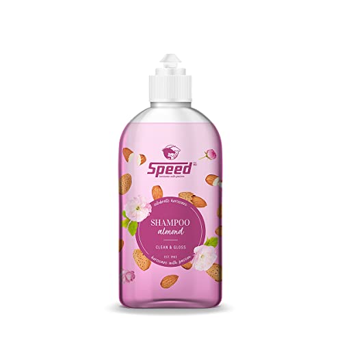 Speed Shampoo Almond, Pferdehampoo mit zartem Mandelduft, tiefenwirksame Reinigung, leichtes Kämmen, sanft zur Haut von Speed horsecare with passion EST. 1963