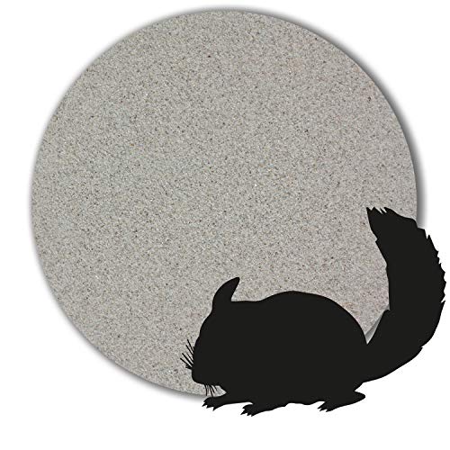 Anbobo 1 kg - 25 kg Chinchilla Sand Badesand hocherhitzt keimfrei samtweich hellgrau (1 kg) von Anbobo