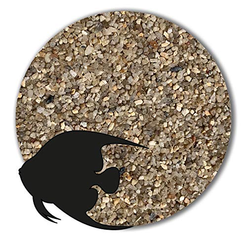Anbobo Müller GmbH - Aquarium Sand/Aquarium Kies - 25 KG - 1,0-1,6mm -Natur - Deutsche Premiumqualität von Anbobo