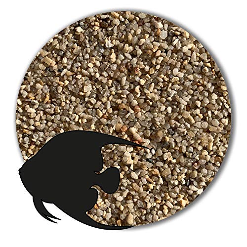 Anbobo Müller GmbH - Aquarium Sand/Aquarium Kies - 25 KG - 1,4-2,2mm - Natur - Deutsche Premiumqualität von Anbobo