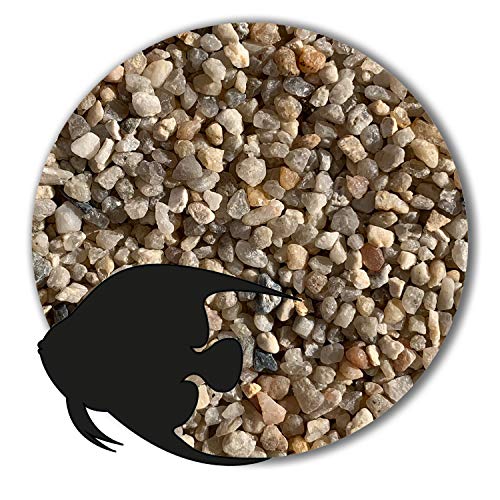 Anbobo Müller GmbH - Aquarium Sand/Aquarium Kies - 25 KG - 2,0-3,15mm - Natur - Deutsche Premiumqualität von Anbobo