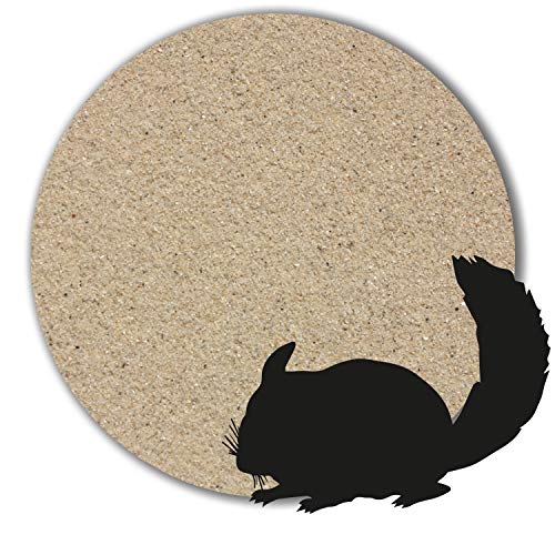 Anbobo 10 kg Chinchilla Sand Badesand hocherhitzt keimfrei samtweich beige von Anbobo