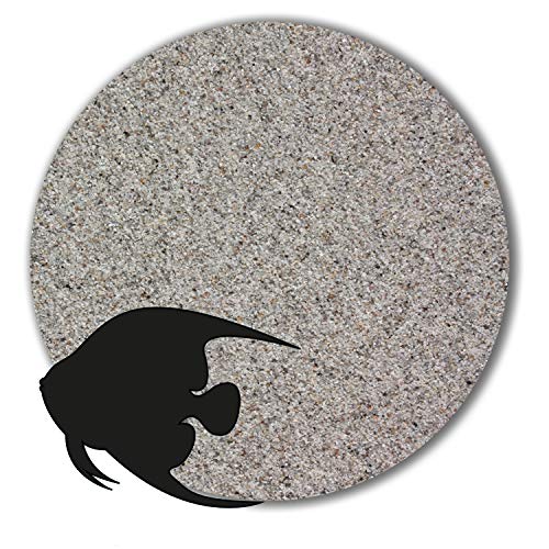 Anbobo Aquagran - Aquarium Sand/Aquarium Kies - 25 KG - 0,4-0,8mm - hellgrau von Anbobo