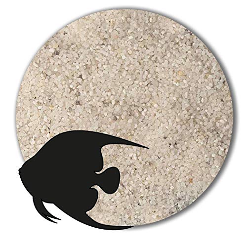 Anbobo Aquarium Sand/Aquarium Kies 25 KG - 0,3-1,0mm naturweiß von Anbobo