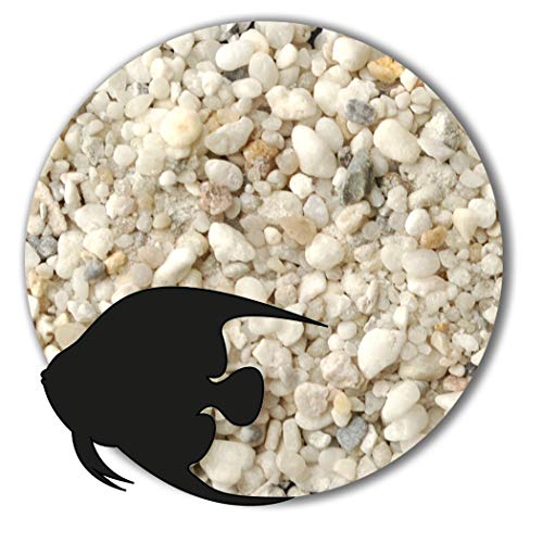 Anbobo Aquarium Sand/Aquarium Kies 25 KG - 1,0-3,0mm naturweiß von Anbobo