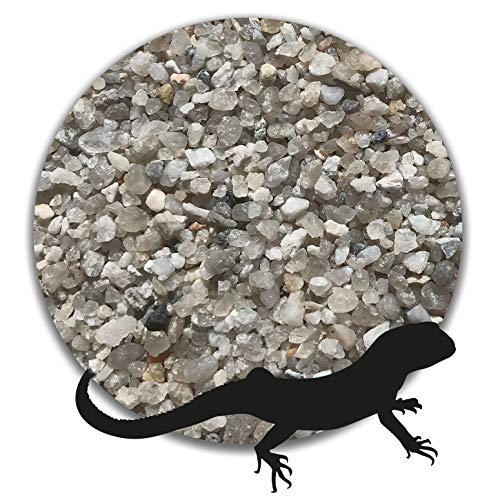 Anbobo 25 kg Terrariensand Terrariumsand Terrarienkies hellgrau große Auswahl (1,0-3,15 mm) von Anbobo