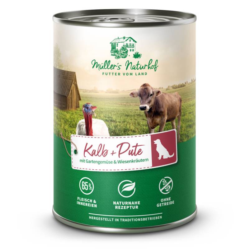Müller’s Naturhof | Kalb und Pute | Traditionell | 30 x 400 g von Müller’s Naturhof