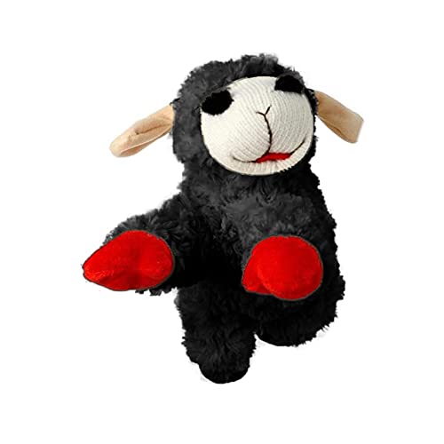 Multipet Black Lamb Chop, 26,7 cm Plüsch, quietschendes Haustierspielzeug, offizielles Lizenzprodukt Multipet Black Lamb Chop, 26,7 cm Plüsch, quietschendes Haustierspielzeug, offizielles Lizenzprodukt von Multi Pet