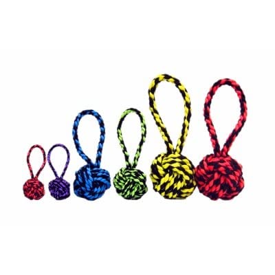 Multipet International 29004 Hundespielzeug, Seil für Knoten, klein, 8,9 cm, 3 Stück von Multi Pet
