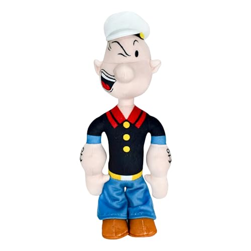 Multipet Popeye Hund Plüschtier - Spielzeug für Hunde jedes Alter - Extra weicher Plüschhund - Spielzeug zum Kuscheln & Spielen (Small Popeye) von Multi Pet