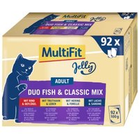 MultiFit Adult Jelly Duo Fish & Classic Mix Multipack XXL 92x100g MultiFit Adult Jelly Duo Fish & Classic Mix Multipack XXL 92x100g von MultiFit