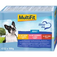 MultiFit Adult Little Dog Multipack 12x100g von MultiFit