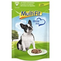 MultiFit Adult Little Dog Pouch Jelly 24x100g von MultiFit