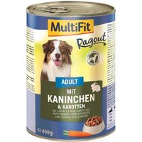 MultiFit Adult Ragout 6x400g Kaninchen & Karotten von MultiFit