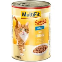 MultiFit Adult Sauce Huhn 6x400 g von MultiFit