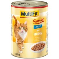 MultiFit Adult Sauce Huhn 24x400 g von MultiFit