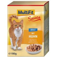 MultiFit Adult in Sauce 12x190g Mit Huhn von MultiFit