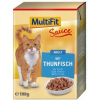 MultiFit Adult in Sauce 12x190g Thunfisch von MultiFit
