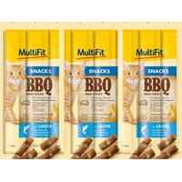 MultiFit BBQ Meat Sticks 7x8x5g Lachs von MultiFit