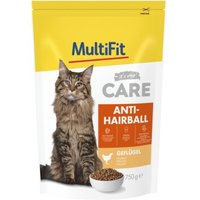 MultiFit Care Trockenfutter Katze, Adult, Anti Hairball, Huhn 750 g von MultiFit