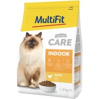MultiFit Care Trockenfutter Katze, Adult, Indoor, Huhn 2x1,4 kg von MultiFit