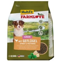 MultiFit Farmlove Junior mit Gefügel & Spinat 2,5kg von MultiFit