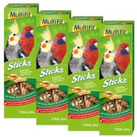 MultiFit Großsittich Sticks 4x2er Honig und Nuss MultiFit Großsittich Sticks 4x2er Honig und Nuss von MultiFit
