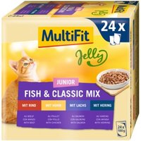 MultiFit Junior Jelly Fish & Classic Mix Multipack 24x100 g von MultiFit