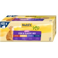 MultiFit Junior Jelly Fish & Classic Mix Multipack 48x100 g von MultiFit