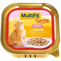 MultiFit Junior Sauce Huhn 64x100 g von MultiFit