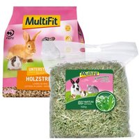 MultiFit Kräuterheu 500 g und Holzstreu 8 L MultiFit Kräuterheu 500 g und Holzstreu 8 L von MultiFit
