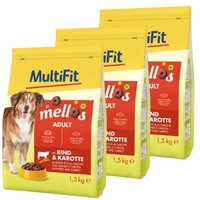 MultiFit Mellos 3x1,5kg Rind und Karotten von MultiFit