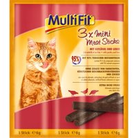 MultiFit Mini Meat Sticks 25x3x6g Geflügel & Leber von MultiFit