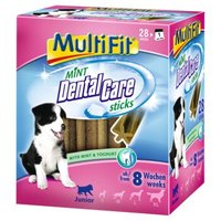 MultiFit Mint DentalCare sticks Junior Multipack 28 Stück von MultiFit