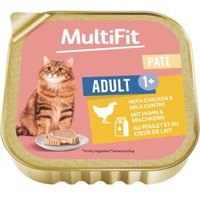 MultiFit Nassfutter Katze Adult, Paté, mit Huhn und Milchkern 16x100 g MultiFit Nassfutter Katze Adult, Paté, mit Huhn und Milchkern 16x100 g von MultiFit