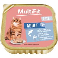 MultiFit Nassfutter Katze Adult, Paté, mit Lachs und Joghurtkern 16x100 g MultiFit Nassfutter Katze Adult, Paté, mit Lachs und Joghurtkern 16x100 g von MultiFit