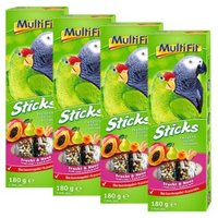 MultiFit Papagei Sticks 4x2er Frucht & Nuss MultiFit Papagei Sticks 4x2er Frucht & Nuss von MultiFit