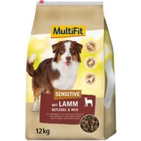 MultiFit Sensitive Adult mit Lamm, Geflügel & Reis 12 kg von MultiFit