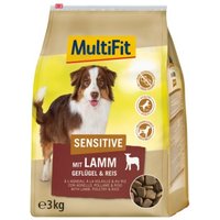 MultiFit Sensitive Adult mit Lamm, Geflügel & Reis 3 kg MultiFit Sensitive Adult mit Lamm, Geflügel & Reis 3 kg von MultiFit