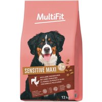 MultiFit Sensitive Trockenfutter Hund Adult Maxi mit Lamm, Huhn und Reis 12 kg von MultiFit